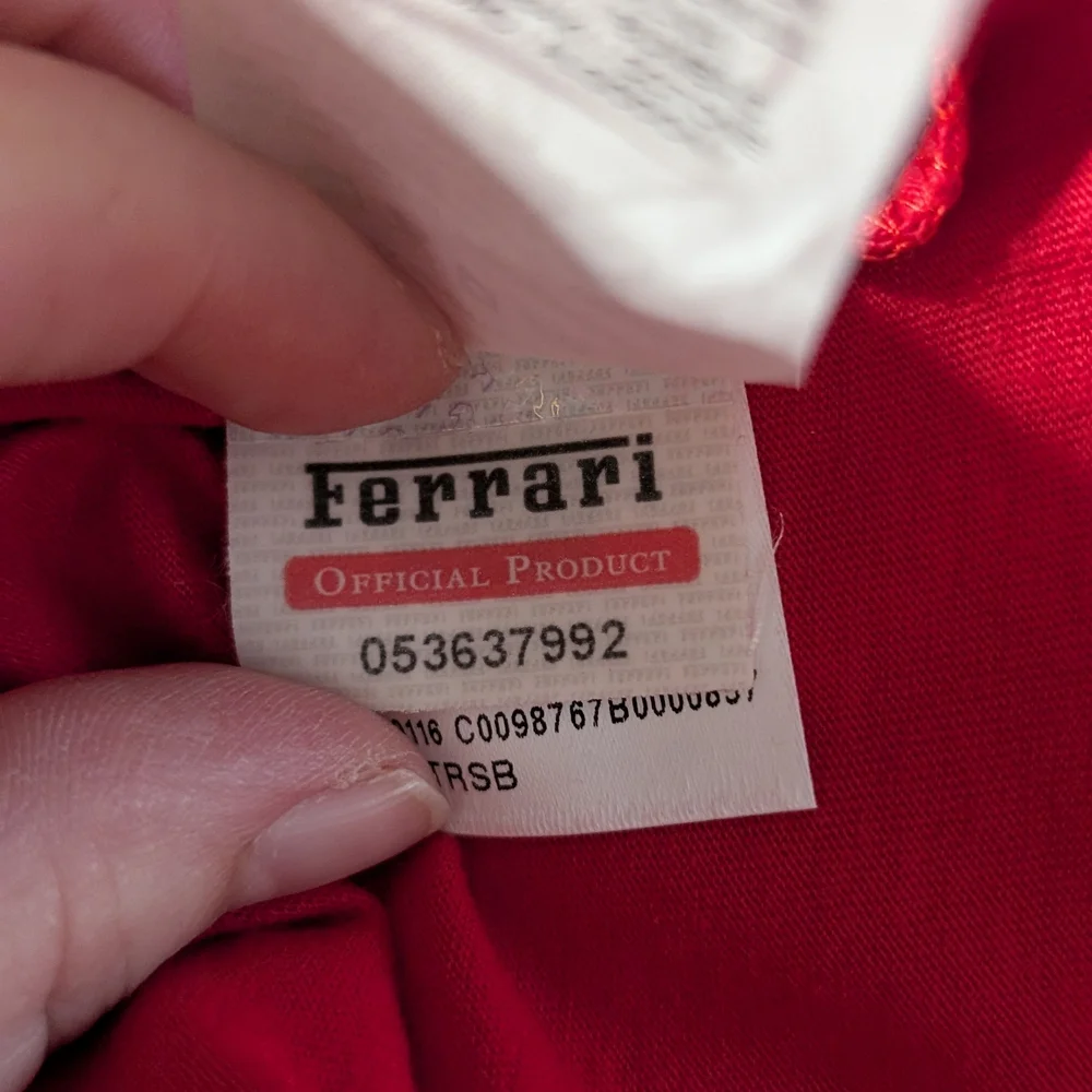 Puma Red Men's Short Sleeve Graphic Tee with Italian Stripe - Picture 14 of 16